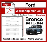 Ford Bronco Service Repair Workshop Manual pdf